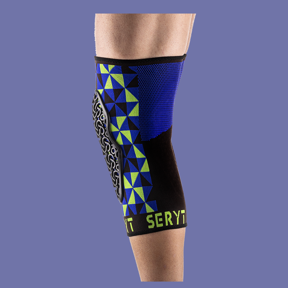 Arlecchino Farbverlauf Blau Grün