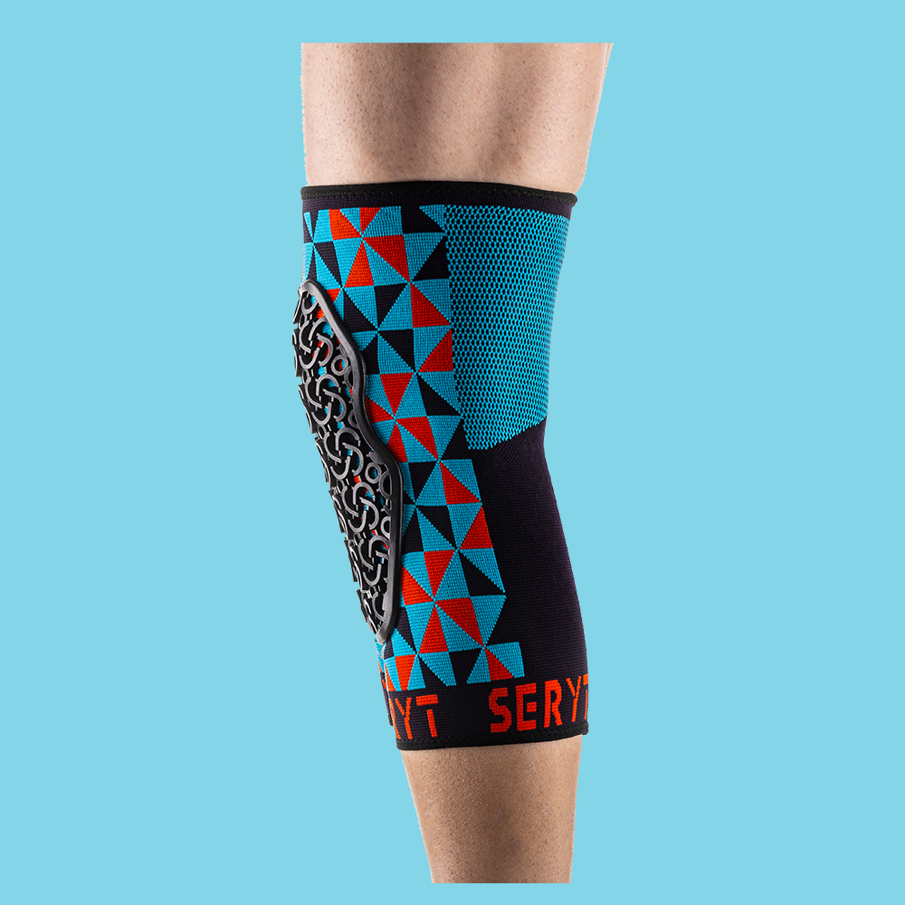 Arlecchino Farbgebung Hellblau Rot