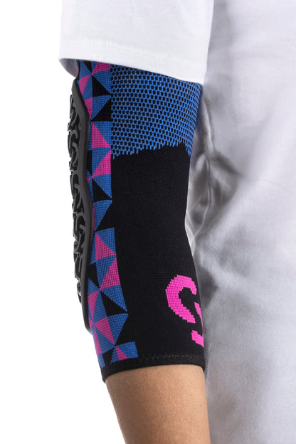 Flow Elbow Arlecchino Pink Blue - SERYT