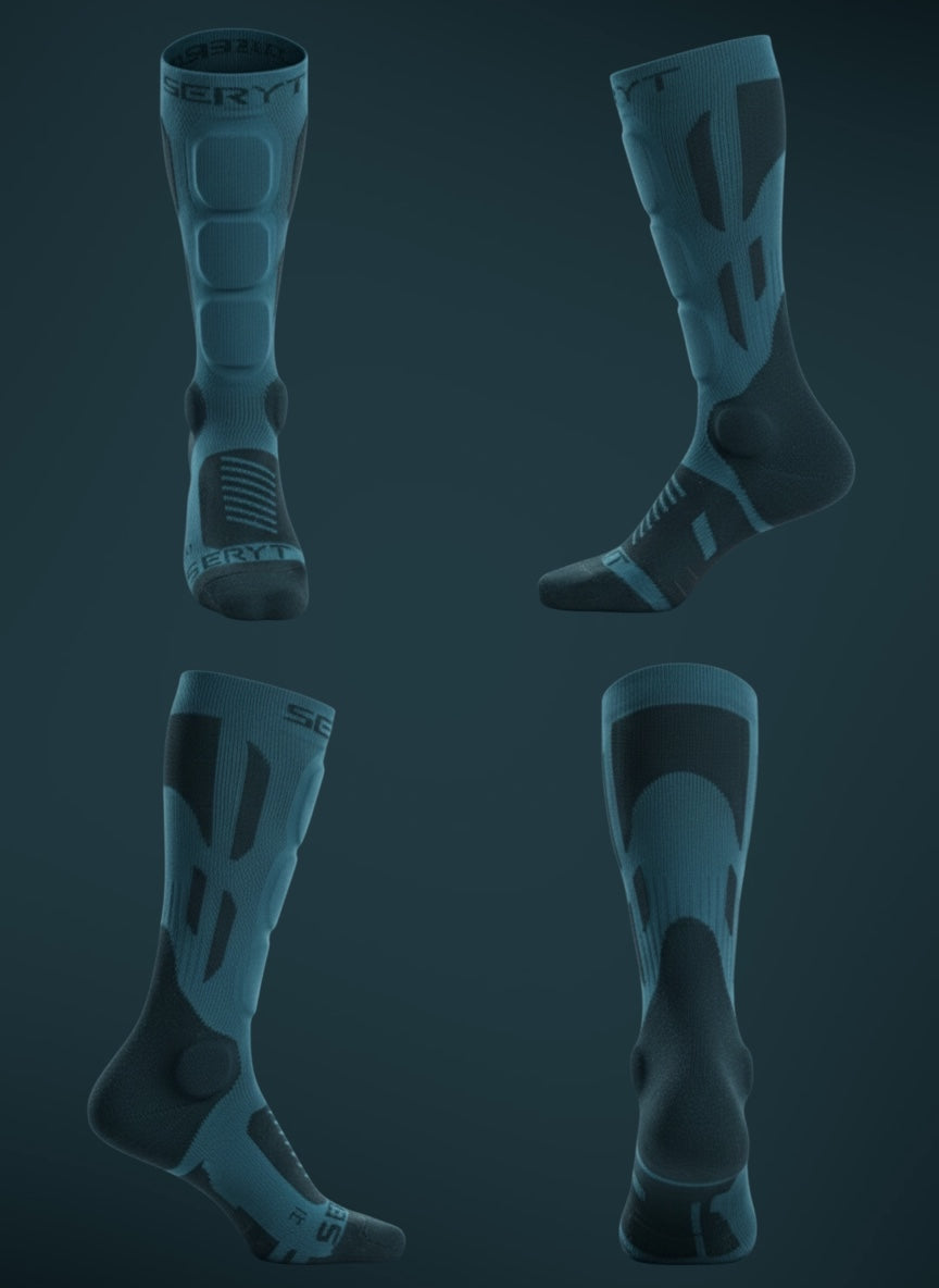 SHELTER Protective Socks Petrol Blue - SERYT