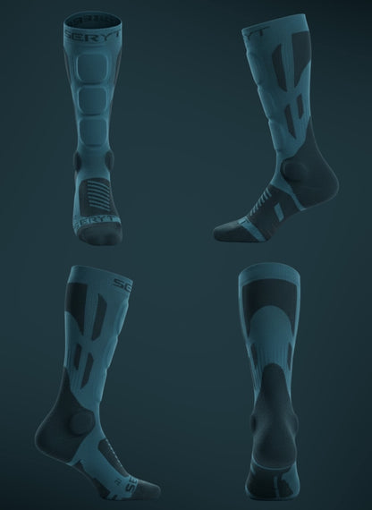 SHELTER Protective Socks Petrol Blue - SERYT