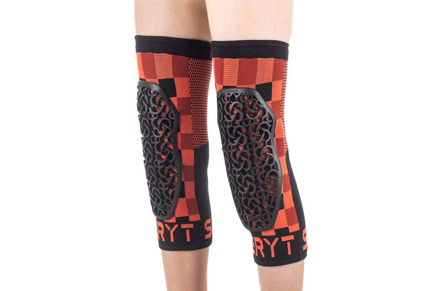 YOUTH Flow Knee Checker Red