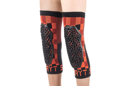 YOUTH Flow Knee Checker Red